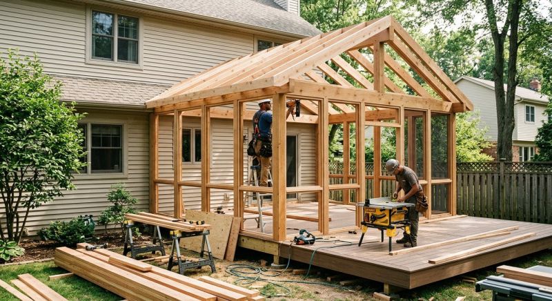 Deck Enclosure Construction in Cincinnati, OH