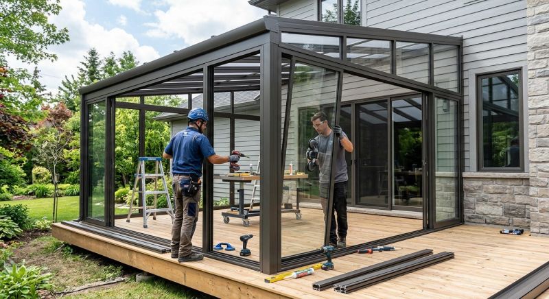 Enclosed Deck Installation in Austin, TX