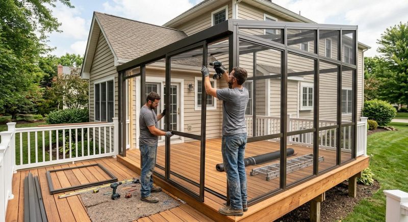 Enclosed Deck Installation in Boulder, CO