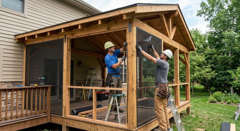 Enclosed Porch Installation in Cincinnati, OH