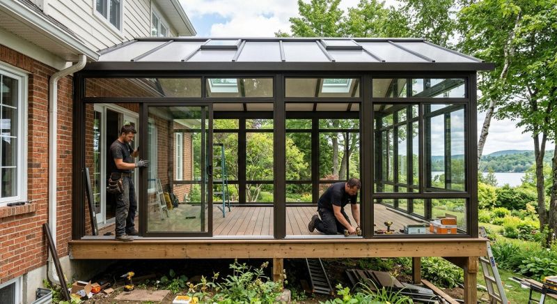 Four Season Room Installation in Boulder, CO