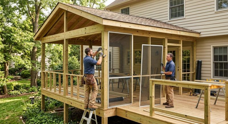 Screened In Porch Installation in Longmont, CO