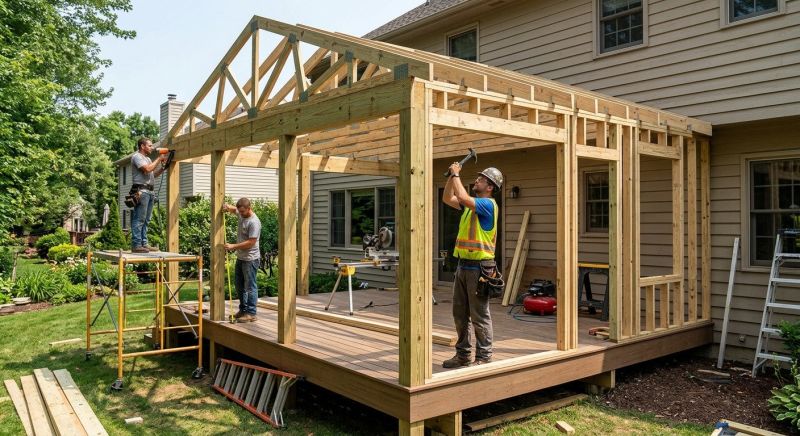 Deck Enclosure Installation in Longmont, CO