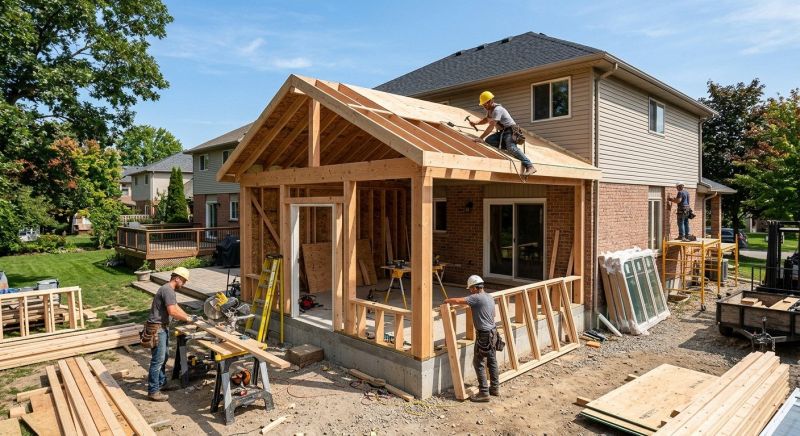 Sunroom Addition Construction in Dallas, TX