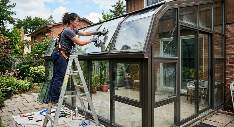 Sunroom Glass Repair in Dallas, TX